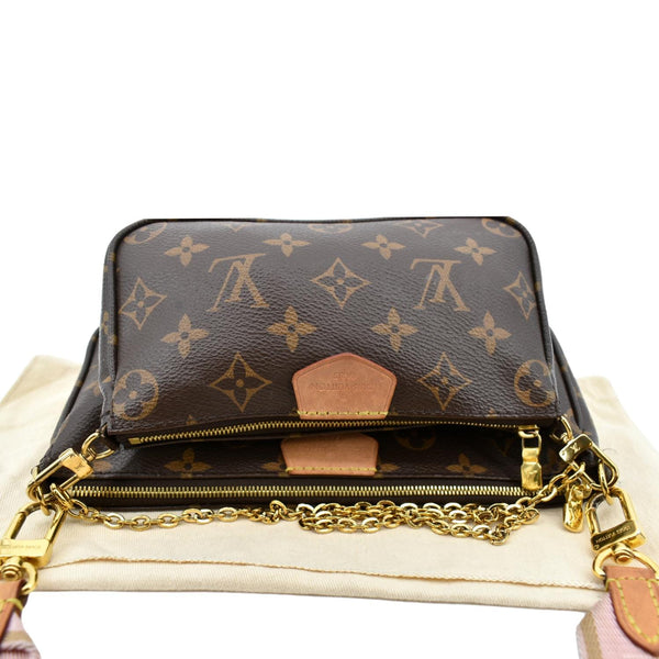 LOUIS VUITTON Multi Pochette Accessoires Monogram Canvas Shoulder Bag Brown