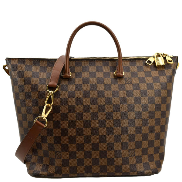 Louis Vuitton Belmont Damier Ebene Shoulder Bag Brown - Back