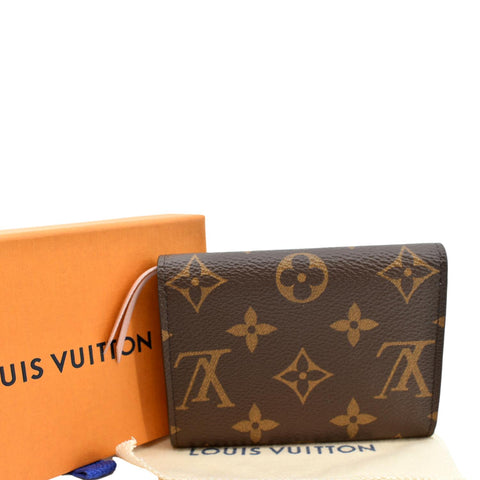 LOUIS VUITTON Rosalie Monogram Canvas Coin Wallet Rose Ballerine