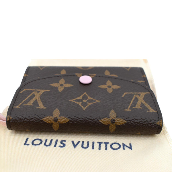 LOUIS VUITTON Rosalie Monogram Canvas Coin Wallet Rose Ballerine