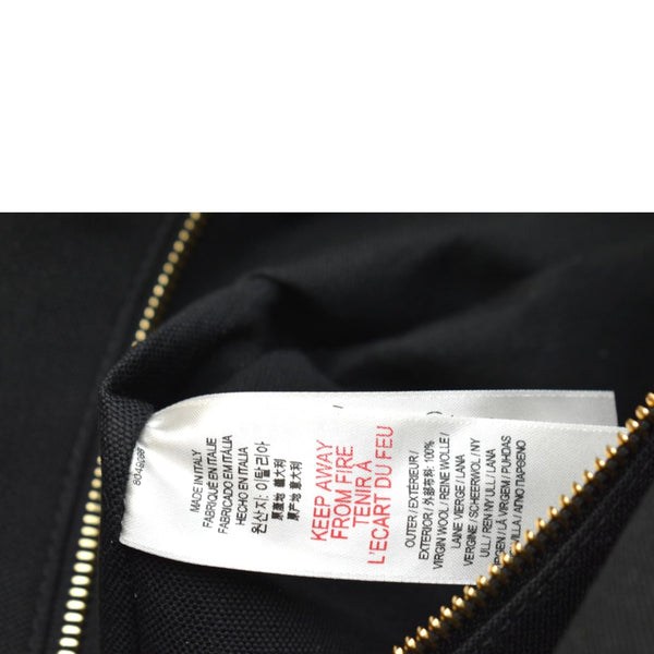 BURBERRY Freya Medium Calfskin Leather Canvas Hobo Natural