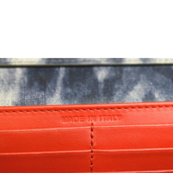 CHRISTIAN LOUBOUTIN Paloma Leather Patent Pearl Spikes Crossbody Bag Blue