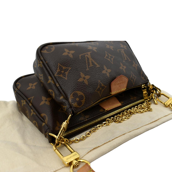 LOUIS VUITTON Multi Pochette Accessoires Monogram Canvas Shoulder Bag Brown