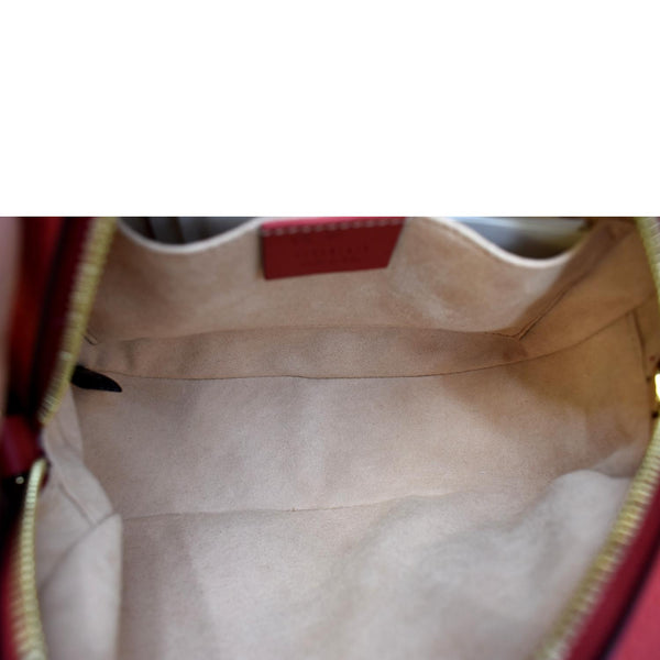 GUCCI GG Supreme Monogram Blooms Print Mini Chain Crossbody Bag Beige 546313