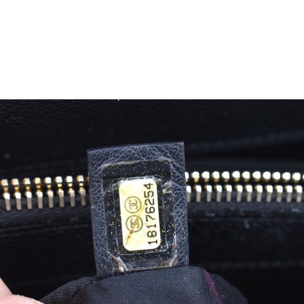 CHANEL Grand Shopping Caviar Leather GST Tote Bag Black - Sold