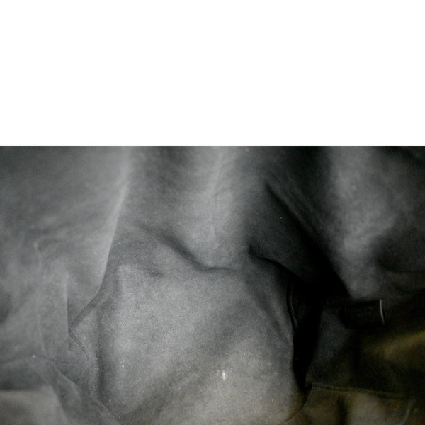 LOUIS VUITTON Flower Zipped MM Monogram Canvas Tote Bag Noir