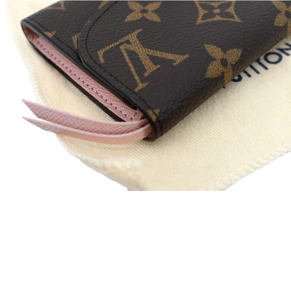 LOUIS VUITTON Rosalie Monogram Canvas Coin Wallet Rose Ballerine
