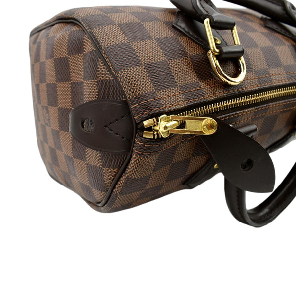 LOUIS VUITTON Speedy 25 Damier Ebene Satchel Bag Brown