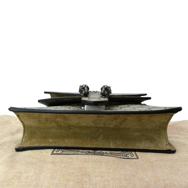 GUCCI Dionysus Mini GG Supreme Canvas Crossbody Bag Beige 421970