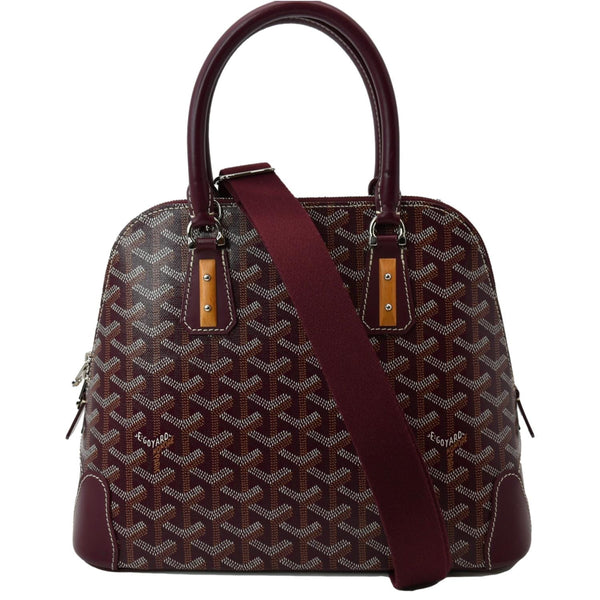 GOYARD Vendome PM Canvas Crossbody Bag Burgundy