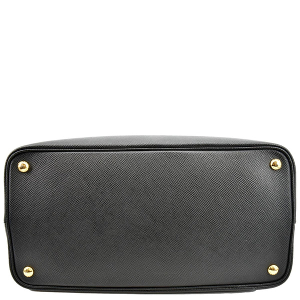 Prada Medium Double Saffiano Leather Crossbody Bag - Bottom