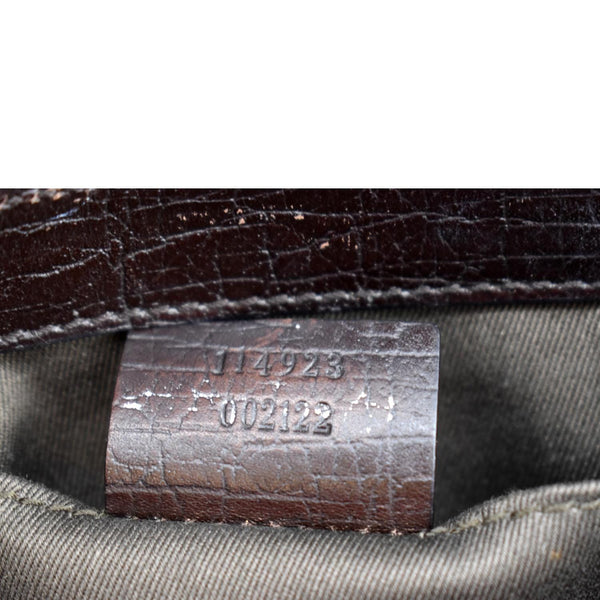 GUCCI Horsebit GG Canvas Clutch Bag Beige 114923