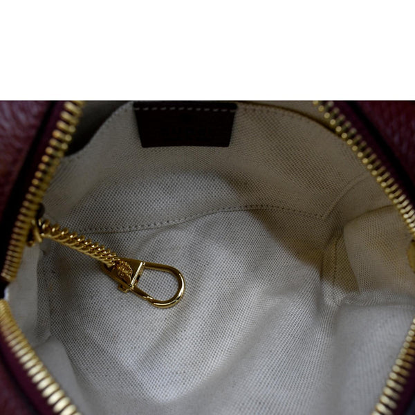 GUCCI Ophidia Mini GG Supreme Crossbody Bag Red 517350