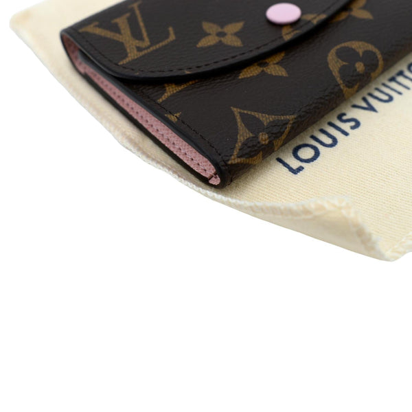 LOUIS VUITTON Rosalie Monogram Canvas Coin Wallet Rose Ballerine