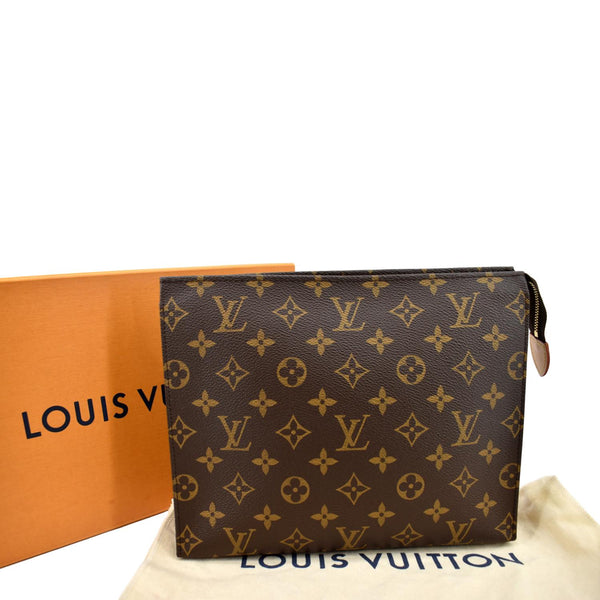 LOUIS VUITTON Toiletry 26 Monogram Canvas Cosmetic Pouch Brown