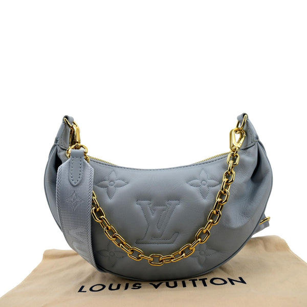 LOUIS VUITTON Over The Moon Calf Leather Shoulder Bag Blue