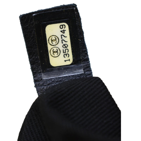 Chanel Rope Handle Flap Chevre Leather Shoulder Bag White