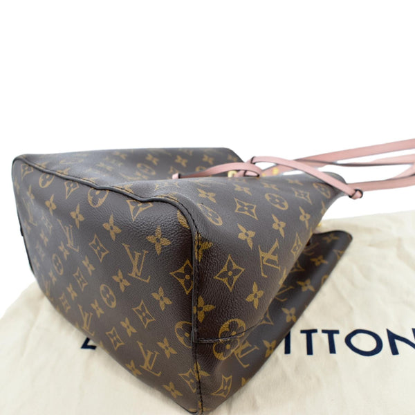 LOUIS VUITTON Neonoe MM Monogram Canvas Shoulder Bag Pink