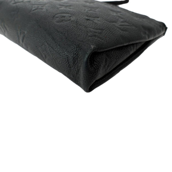 LOUIS VUITTON Pallas Monogram Empreinte Clutch Crossbody Bag Black