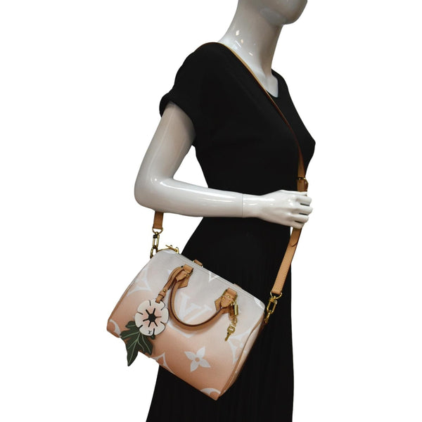 Louis Vuitton Speedy Bandouliere 25 By The Pool Giant Bag - Full View