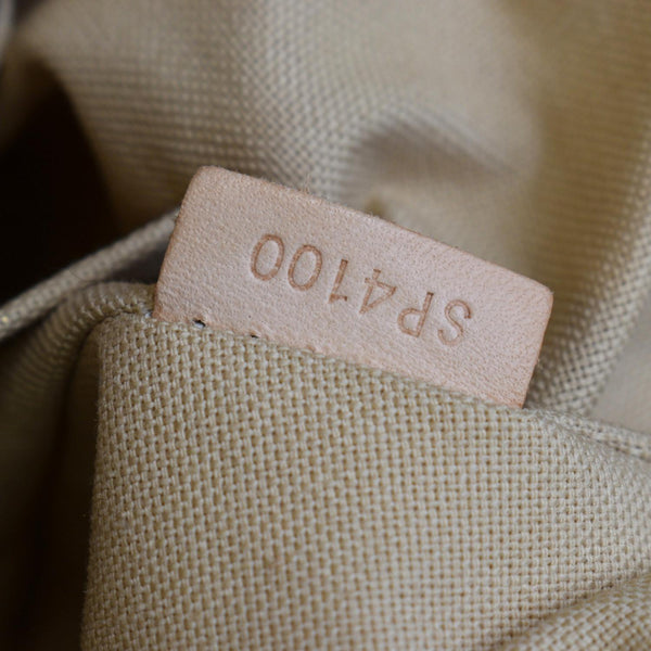 LOUIS VUITTON Siracusa GM Damier Azur Shoulder Bag White