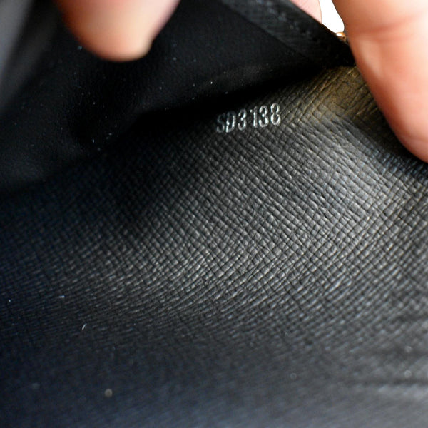 LOUIS VUITTON Zippy Organizer Damier Graphite Wallet Black