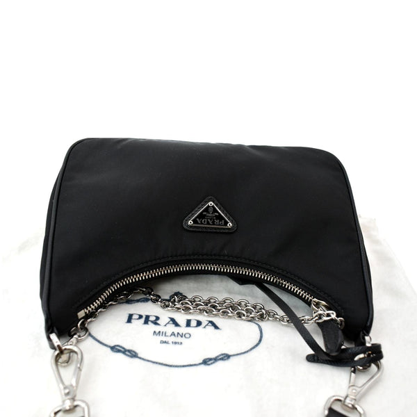 PRADA Re-Edition 2005 Nylon Shoulder Bag Black