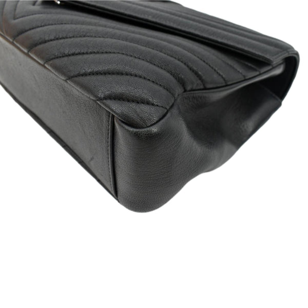 Yves Saint Laurent College Large Lambskin Shoulder Bag -Bottom Right