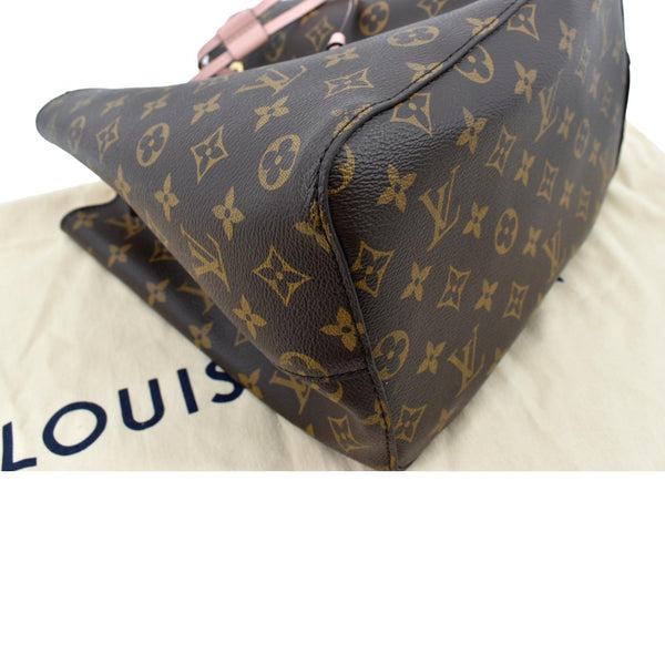 LOUIS VUITTON Neonoe MM Monogram Canvas Shoulder Bag Pink