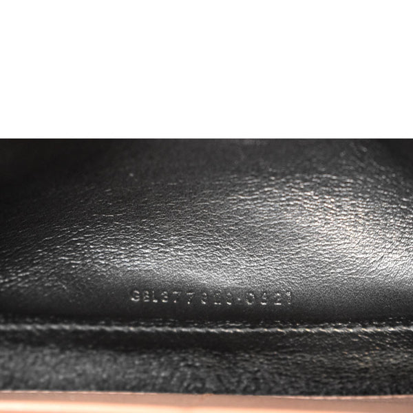 Yves Saint Laurent Matelasse Chevron Leather Wallet - Stamp