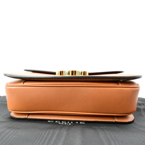 CELINE Classique Triomphe Calfskin Leather Shoulder Bag Tan-DDH