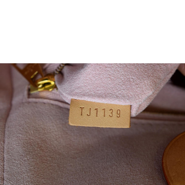 LOUIS VUITTON Propriano Damier Azur Tote Shoulder Bag White