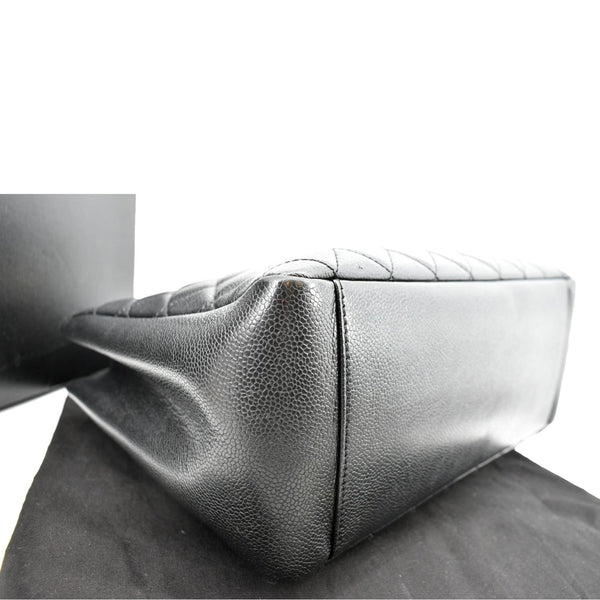 CHANEL Grand Shopping Caviar Leather GST Tote Bag Black - Sold