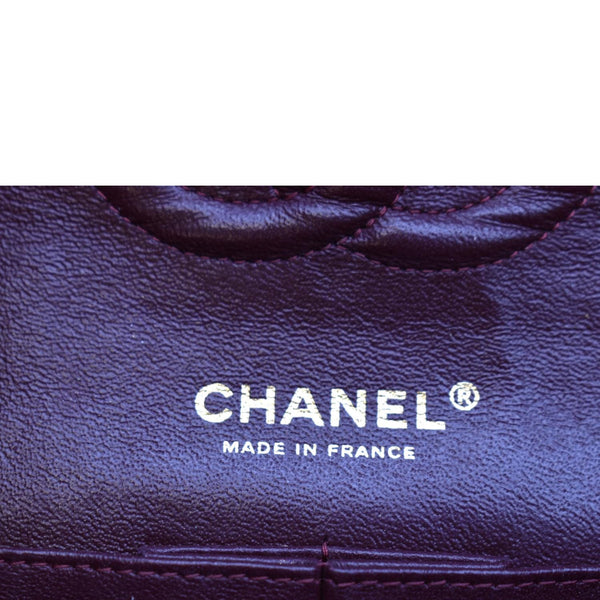 CHANEL Classic Double Flap Leather Shoulder Bag Black