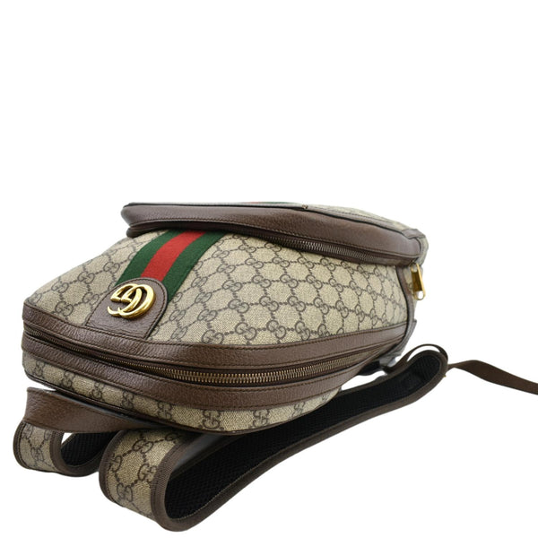 GUCCI Ophidia GG Medium Supreme Canvas Backpack Beige 547967