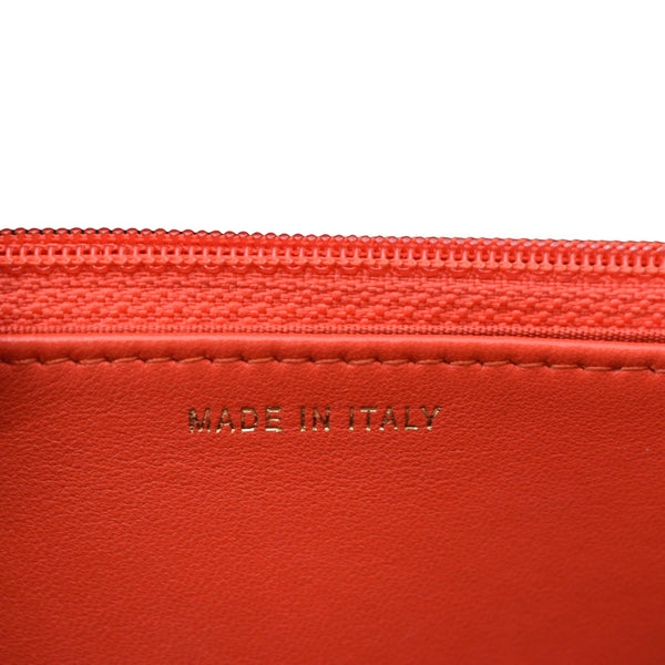 CHANEL Trendy CC Woc Lambskin Leather Crossbody Bag Red