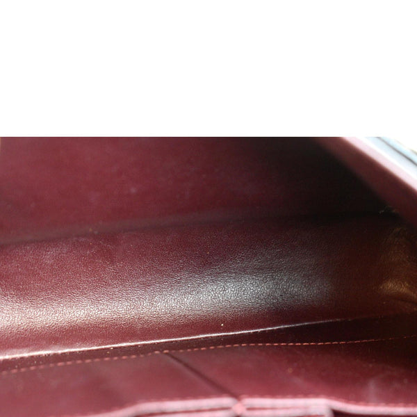 CHANEL Classic Double Flap Leather Shoulder Bag Black