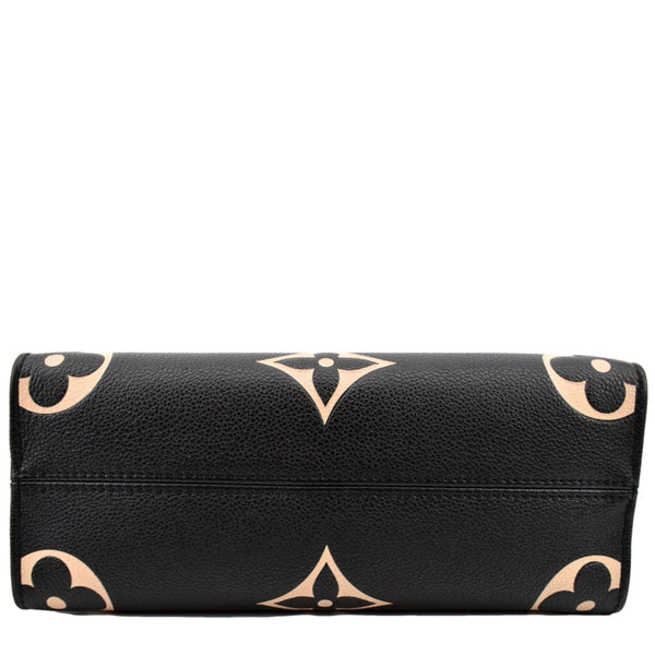 LOUIS VUITTON Onthego PM Bicolor Monogram Empreinte Shoulder Bag Black