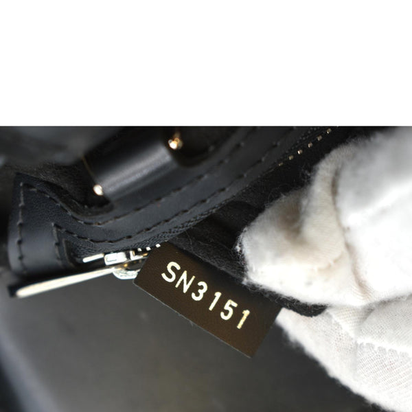 LOUIS VUITTON Mirabeau PM Epi Leather Tote Bag Black