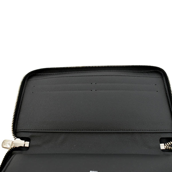 LOUIS VUITTON Zippy Organizer Damier Graphite Wallet Black