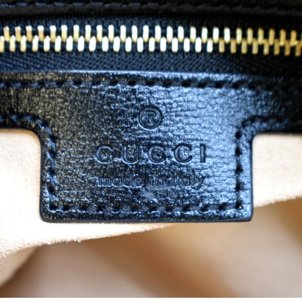 Gucci Horsebit 1955 Small Leather Shoulder Bag Black - Made In Italy