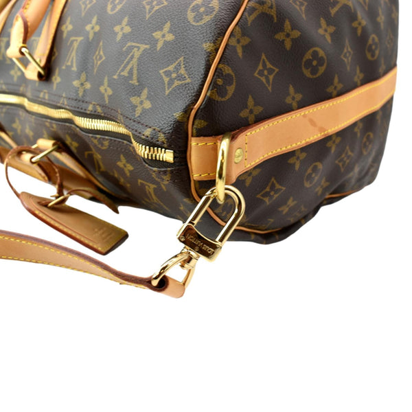 LOUIS VUITTON Keepall 50 Monogram Canvas Travel Bag Brown