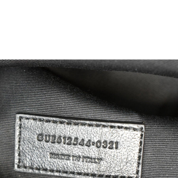 YVES SAINT LAURENT Lou Chevron Leather Camera Crossbody Bag Black