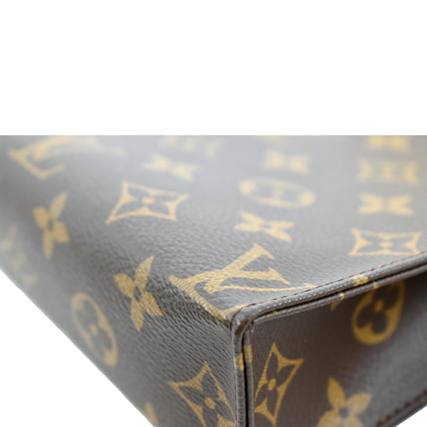 LOUIS VUITTON Toiletry 19 Monogram Canvas Cosmetics Pouch Brown