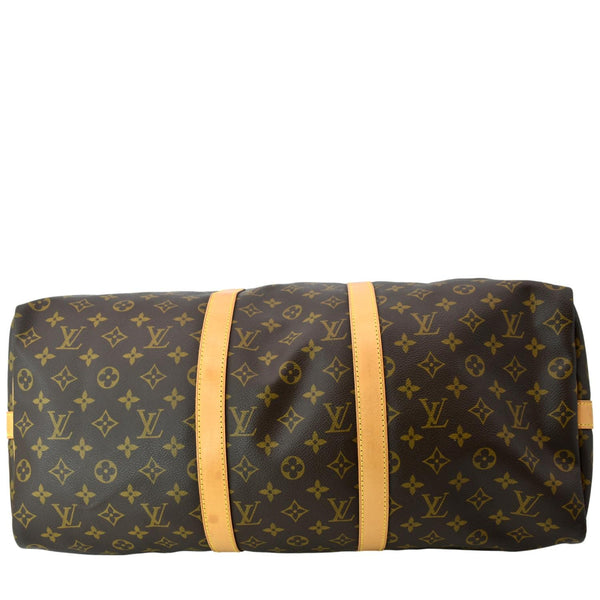 LOUIS VUITTON Keepall 50 Monogram Canvas Travel Bag Brown
