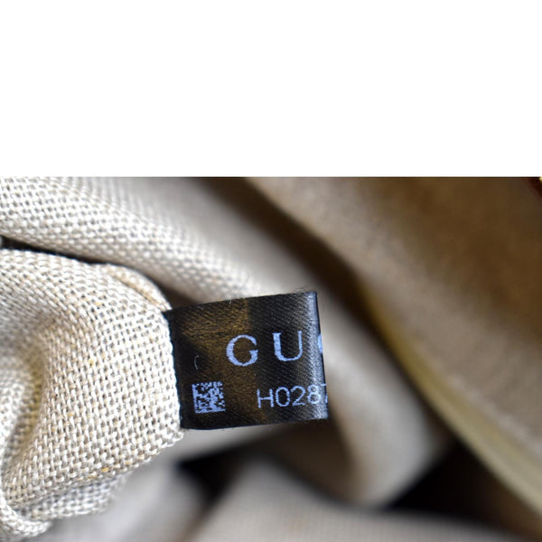 GUCCI Large Bree GG Canvas Hobo Bag Brown 449244