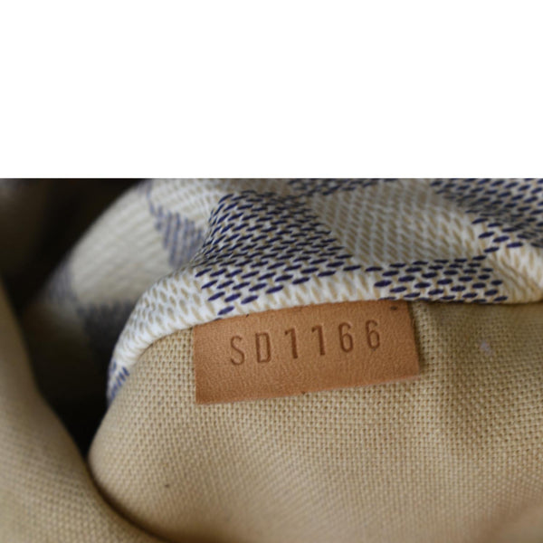 Louis Vuitton Totally MM Damier Azur Shoulder Bag White