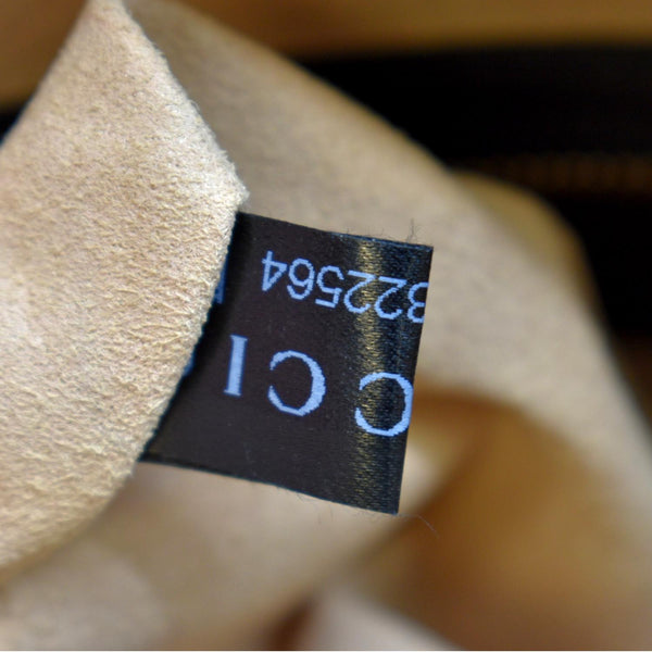 Gucci Horsebit 1955 Small Leather Shoulder Bag Black - Tag