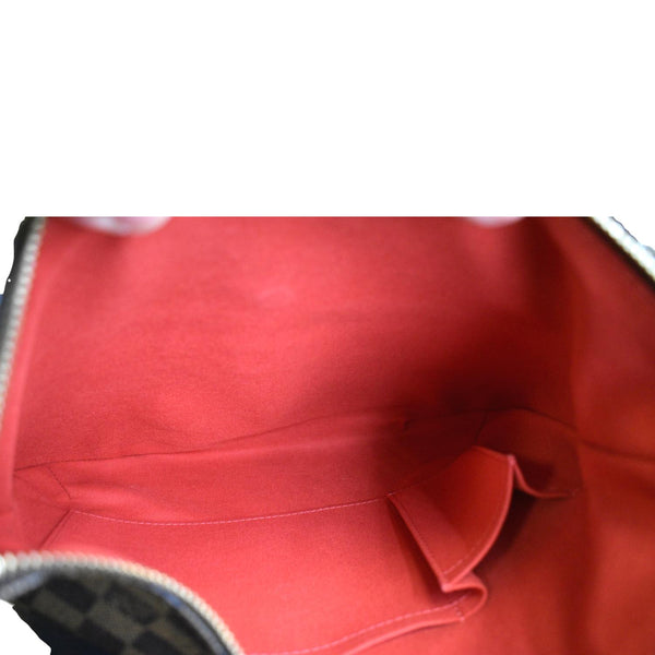 LOUIS VUITTON Bloomsbury PM Damier Ebene Crossbody Bag Brown