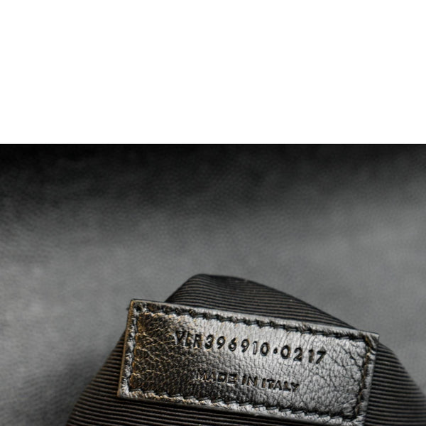 YVES SAINT LAURENT Large Envelope Mix Matelasse Grain De Poudre Chain Shoulder Bag Black